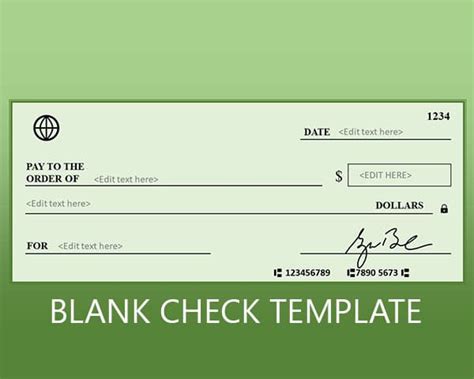 create your own check template.